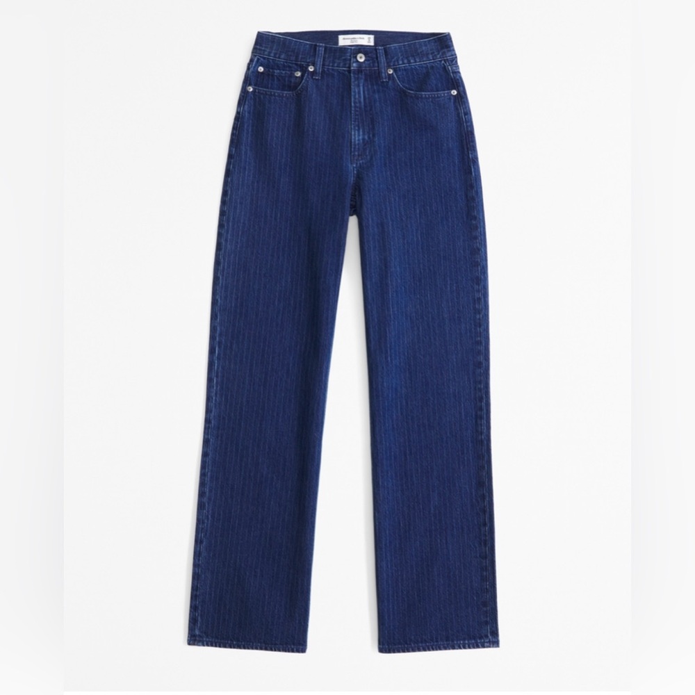 Abercrombie & Fitch Dark Blue Loose Jeans